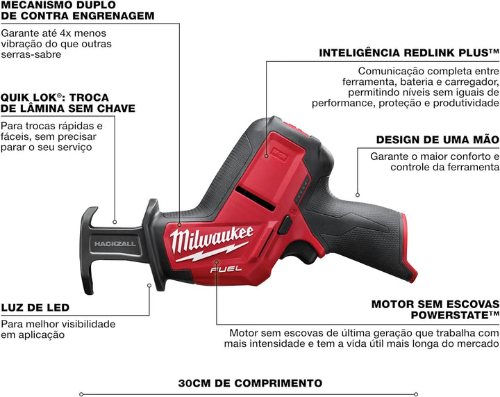 Milwaukee M12 Fuel Hackzall Bare Tool