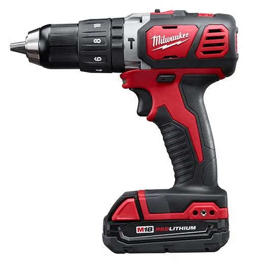 Milwaukee M18 1/2" Compact Hammer Drill - Driver Kit