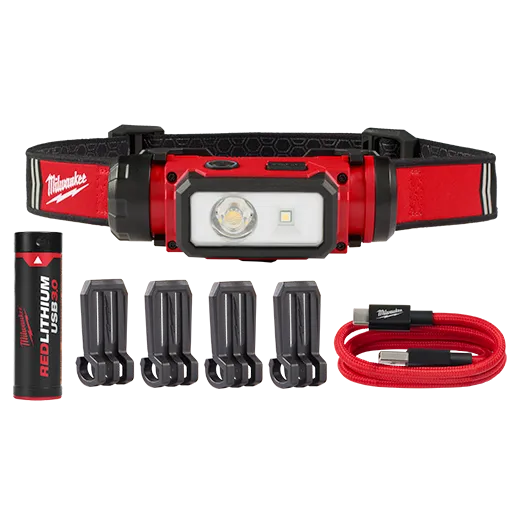 Milwaukee USB Led Head Lamp with 1 Battery & Charger