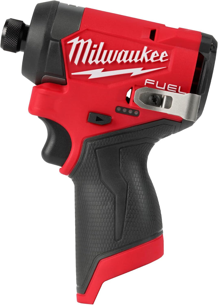 Milwaukee 12V Fuel 1/4" Cordless Hex Impact Driver - Tool Only