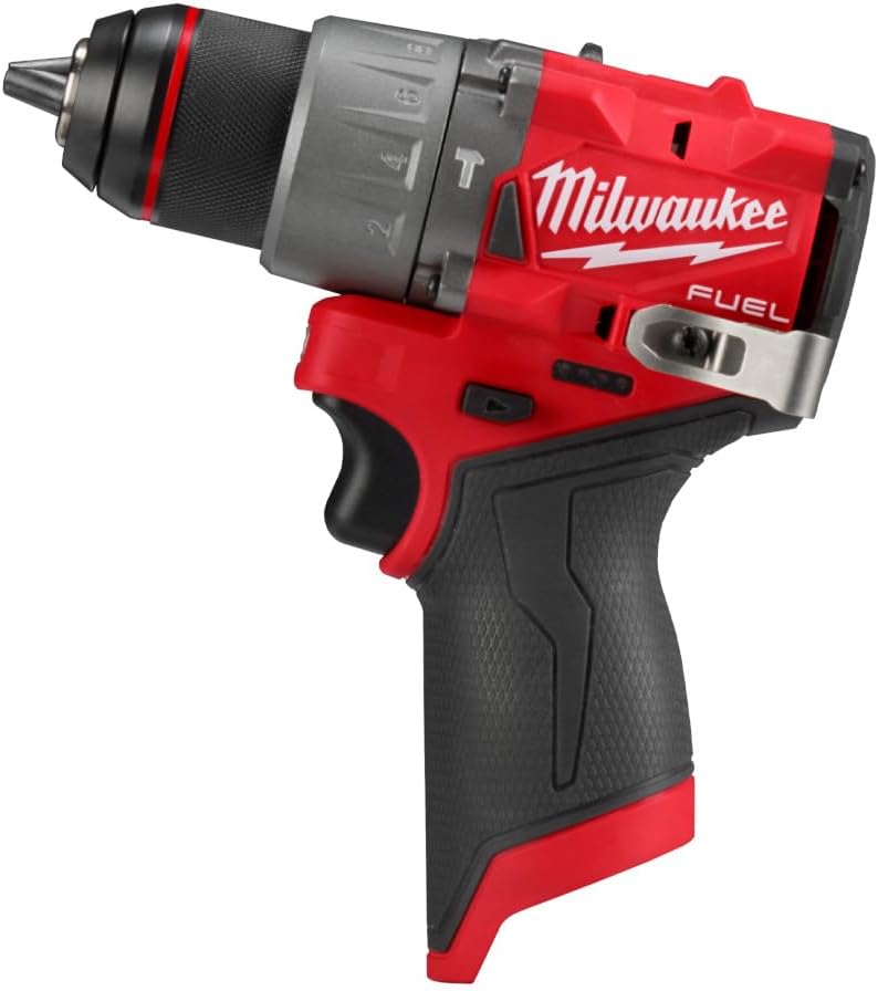 Milwaukee 12V Fuel 1/2" Cordless Hammer Drill & Driver - Outil seulement
