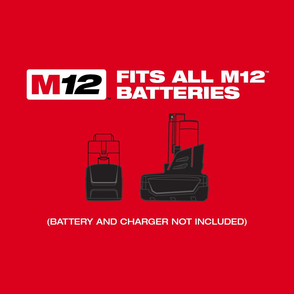 Milwaukee M12 12V Redlithium Ion Variable Speed Cordless Multi Tool with Multi Use Blade - Tool Only (Outil seul)