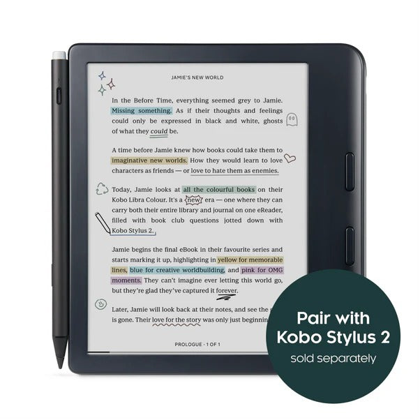 Kobo Libra Colour 7” Audiobooks Waterproof - Black