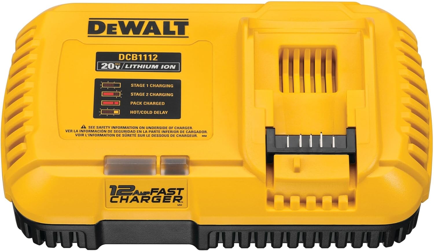 Chargeur de batterie Dewalt 20V Plus Flexvolt Fast Charger