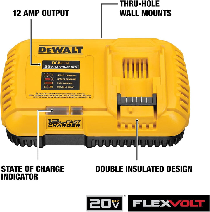 Dewalt Battery Charger 20V Plus Flexvolt Fast Charger