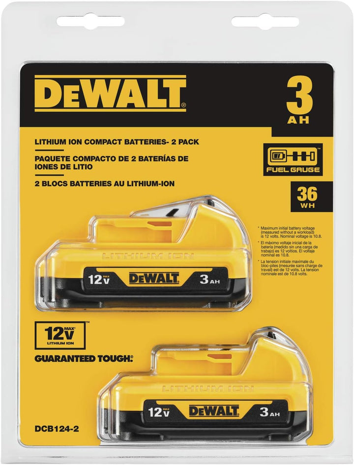 Dewalt 12V Max Lithium Ion Battery- 2 Pack