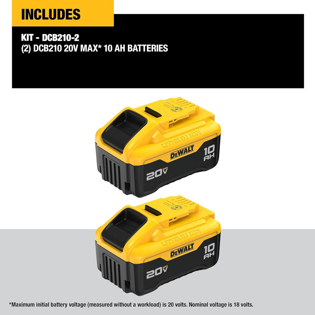 Dewalt 20V Max Lithium Ion Battery - 2 Pack