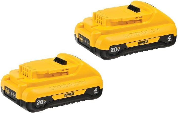 Dewalt 20V Max Compact Batteries 4.0Ah - 2 Pack