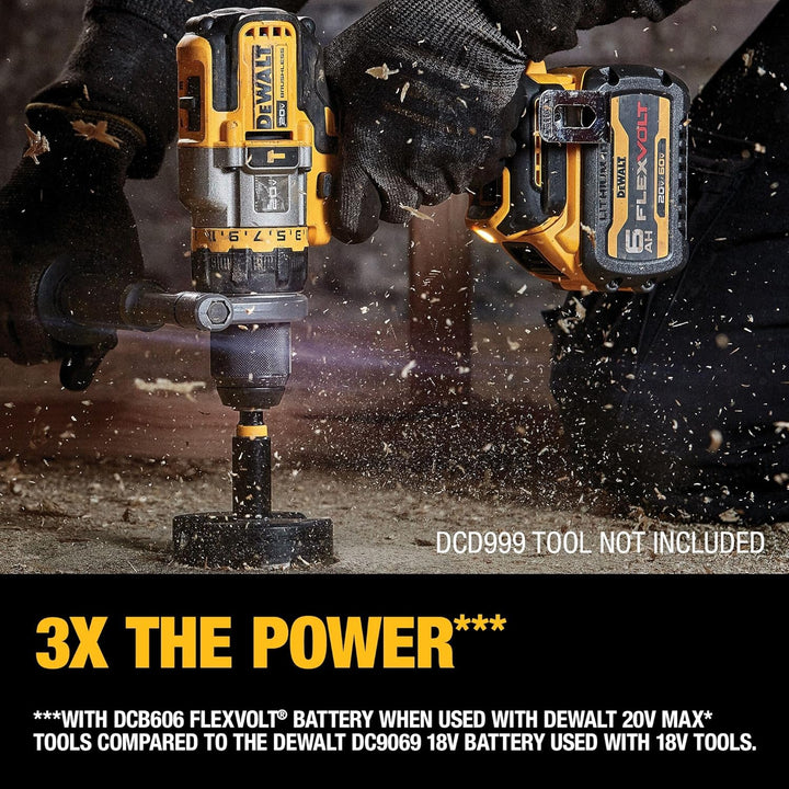 Dewalt 20/60V Max Flexvolt 6.0 Ah Battery Dual Pack