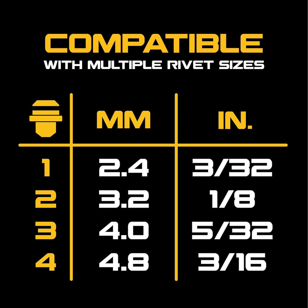 Dewalt 3/16" 20V Max XR Brushless Cordless Rivet Tool - Tool Only