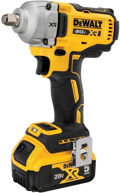 Dewalt 20V MAX* XR® 1/2 in. Kit de clé à chocs de gamme moyenne avec enclume à anneau de calage
