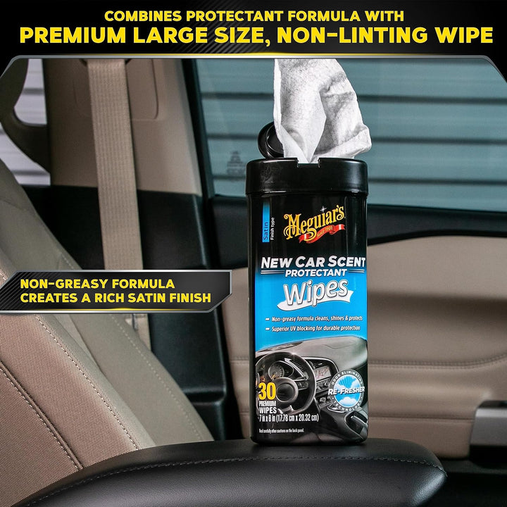 Meguiar's New Car Scent Protectant Wipes