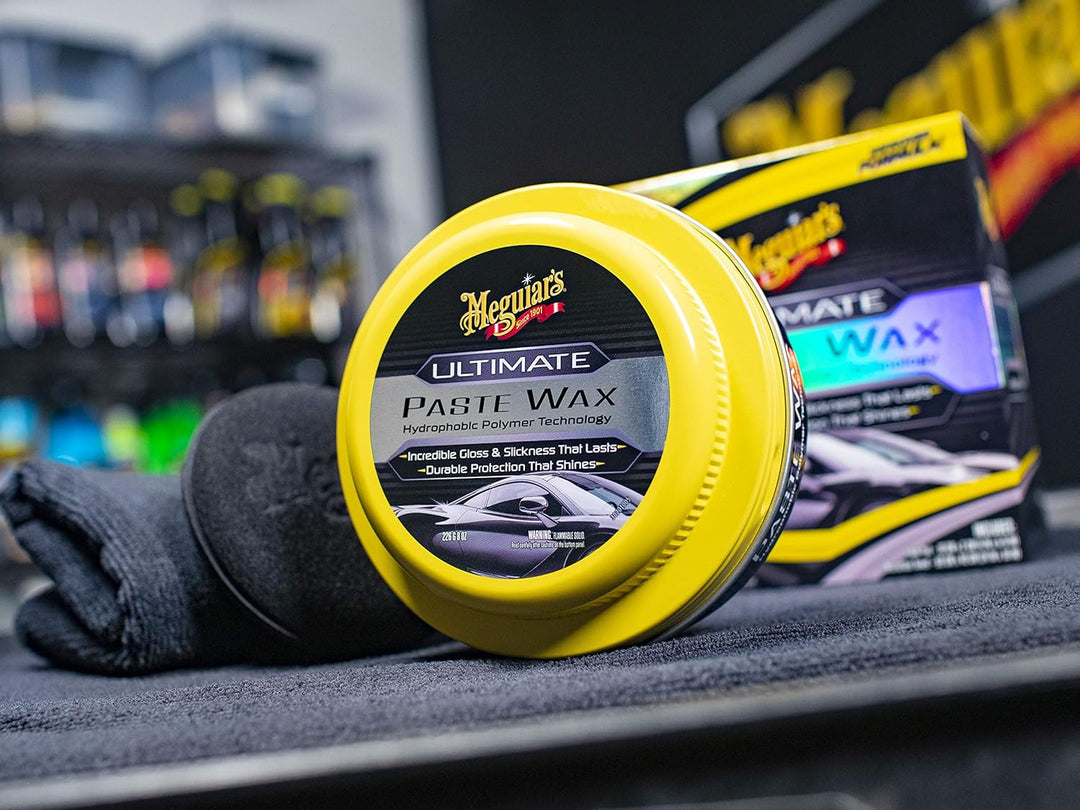 Meguiar's Ultimate Paste Wax - Premium Car Wax for a Deep - Reflective Shine Gloss with Long - Lasting Protection