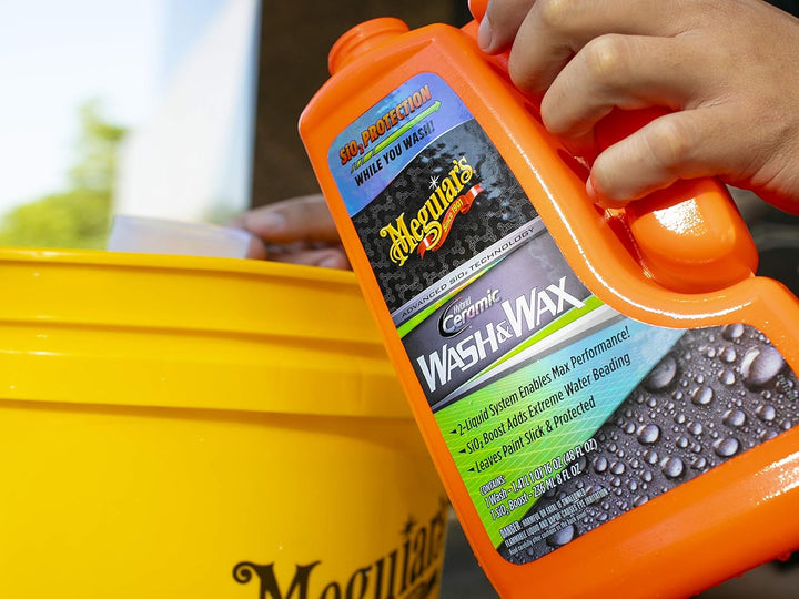 Meguiar's Hybrid Ceramic Wash & Wax - 48 Oz Wash with 8 Oz SiO2 Boost