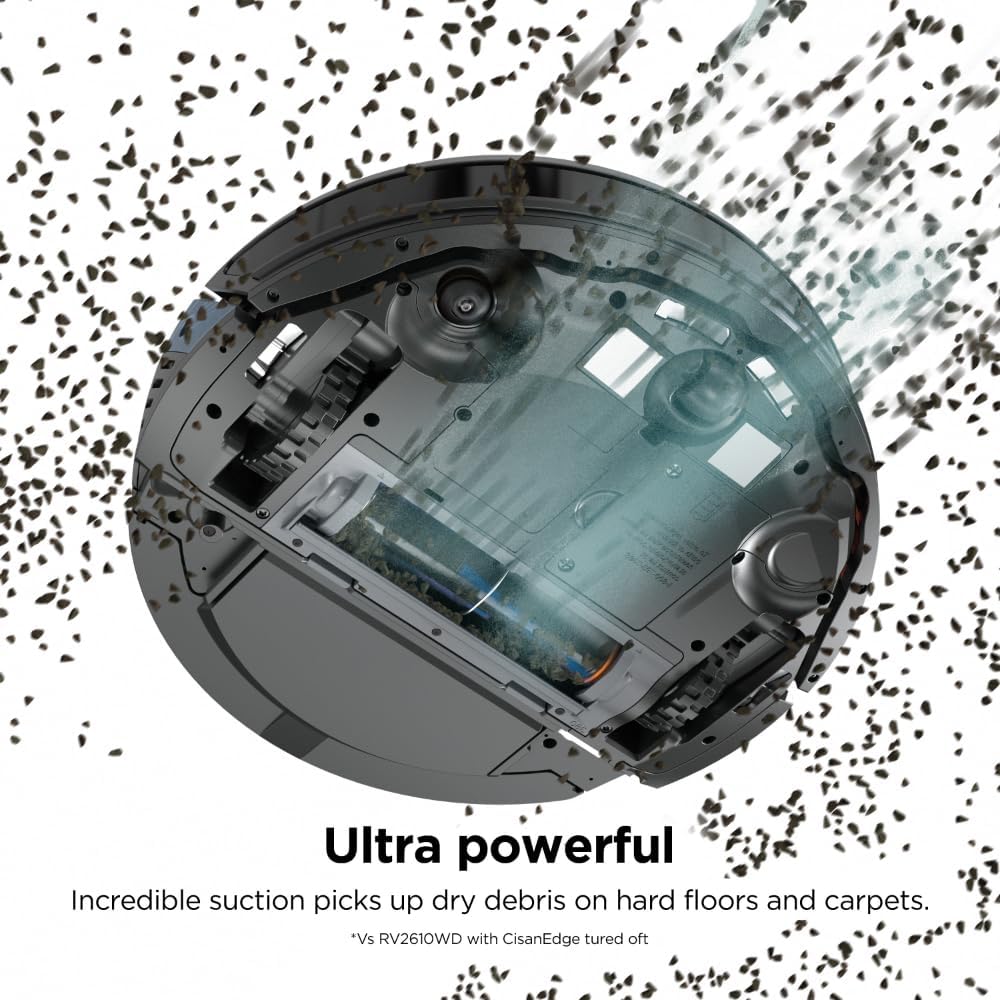 Robot 2 en 1 Shark RV2620WDCA AI Ultra remis à neuf - Noir et Moka