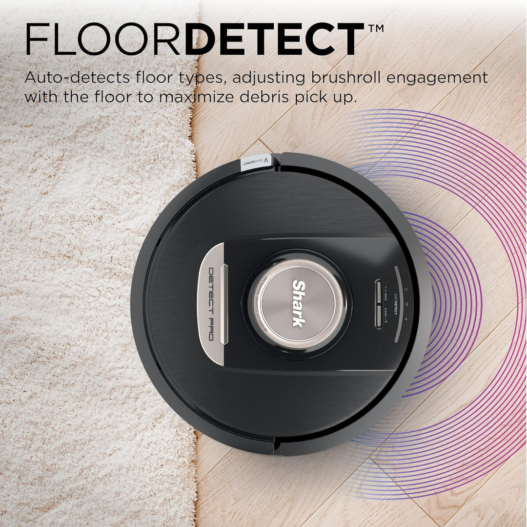 Aspirateur robot remis à neuf Shark RV2810AECA Detect Pro Self Empty - Noir