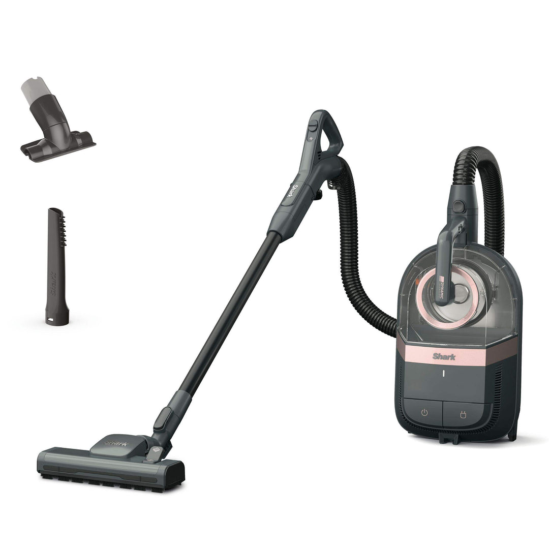 Aspirateur traîneau sans sac Shark CV101C 700W remis à neuf - Gris granite Nickel