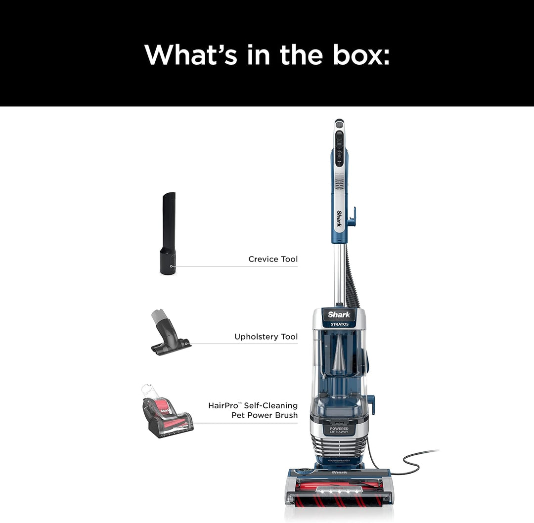 Refurbished Shark AZ3002C Stratos Upright Vacuum with Duo Clean Power Fins Hair Pro