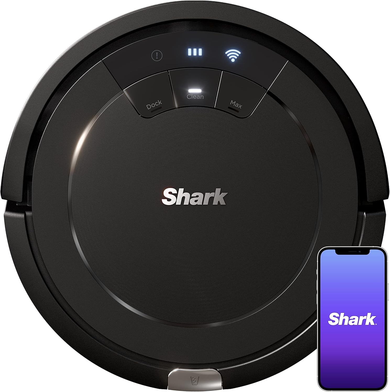 Shark RV754CA ION Robot Aspirateur Remis à Neuf Nettoyage Multi Surface - Noir
