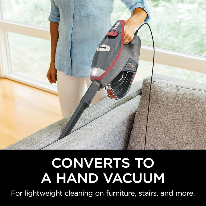 Refurbished Shark HV370C Rocket Pro Corded Stick Vacuum - Comet Red