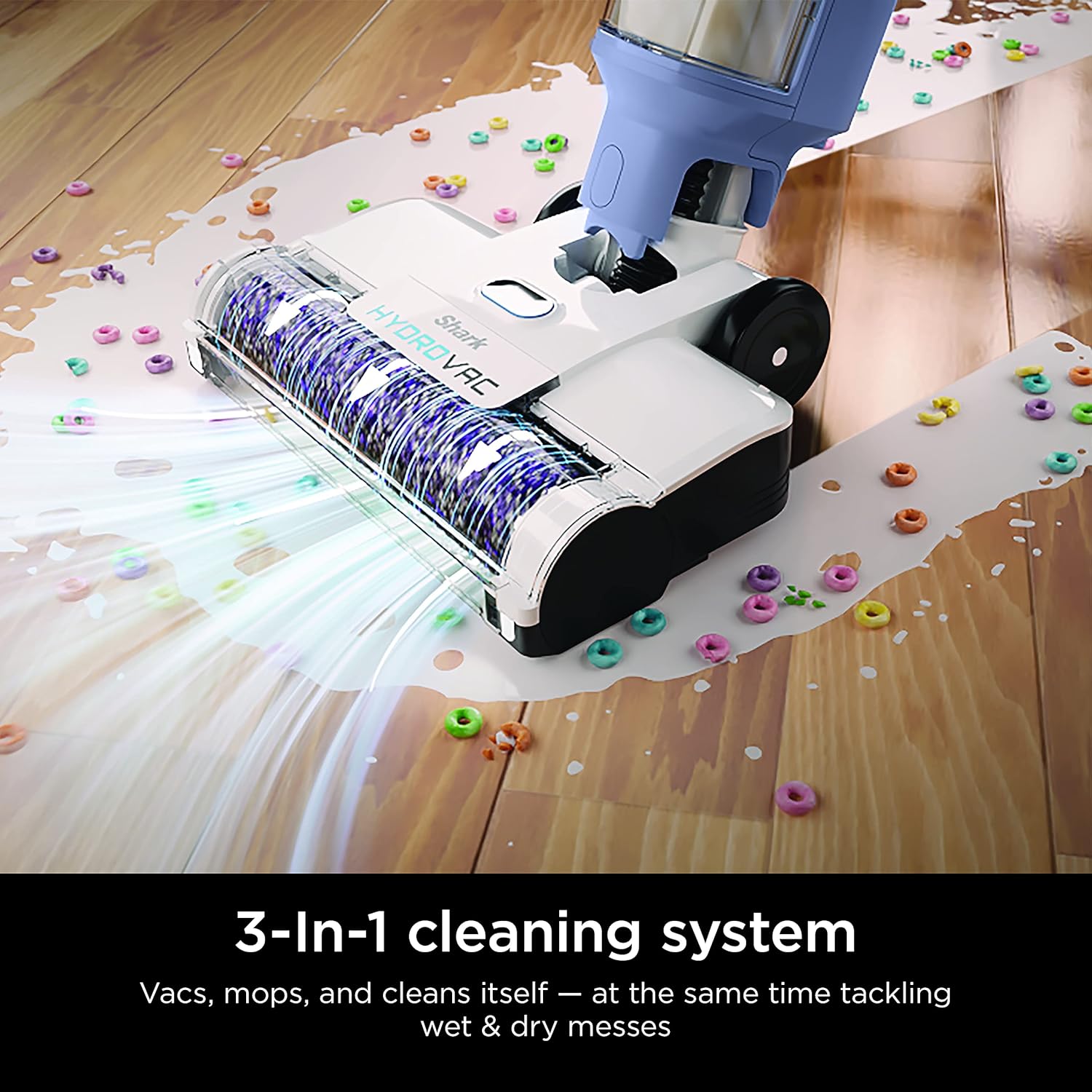 Shark WD200C Hydro Vac Cordless Pro 3 in 1 Vacuum Mop with Self Cleaning System remis à neuf - Dark Lilac