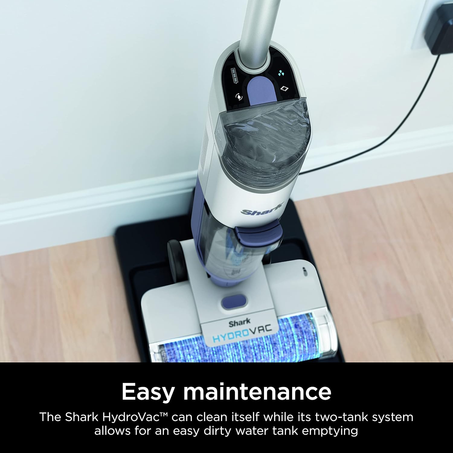 Shark WD200C Hydro Vac Cordless Pro 3 in 1 Vacuum Mop with Self Cleaning System remis à neuf - Dark Lilac
