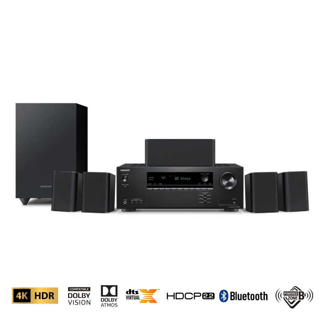 Onkyo Home Audio Theater Receiver and Speaker Package