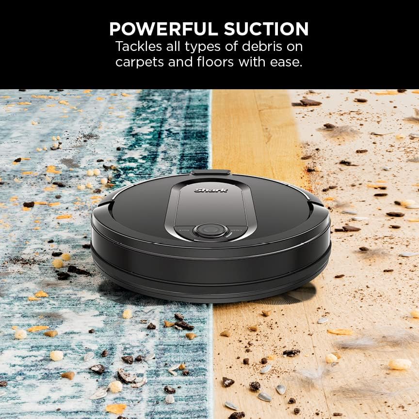 Aspirateur Shark RV990CA EZ Robot auto-videur remis à neuf - Noir