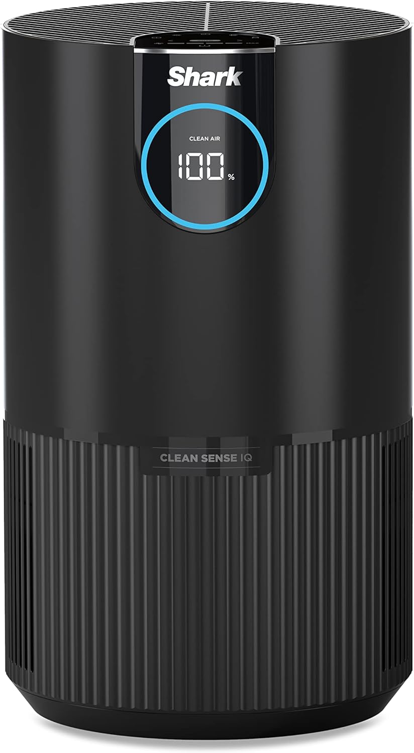 Purificateur d'air Shark HP100 remis à neuf avec Nano Seal HEPA - Gris anthracite