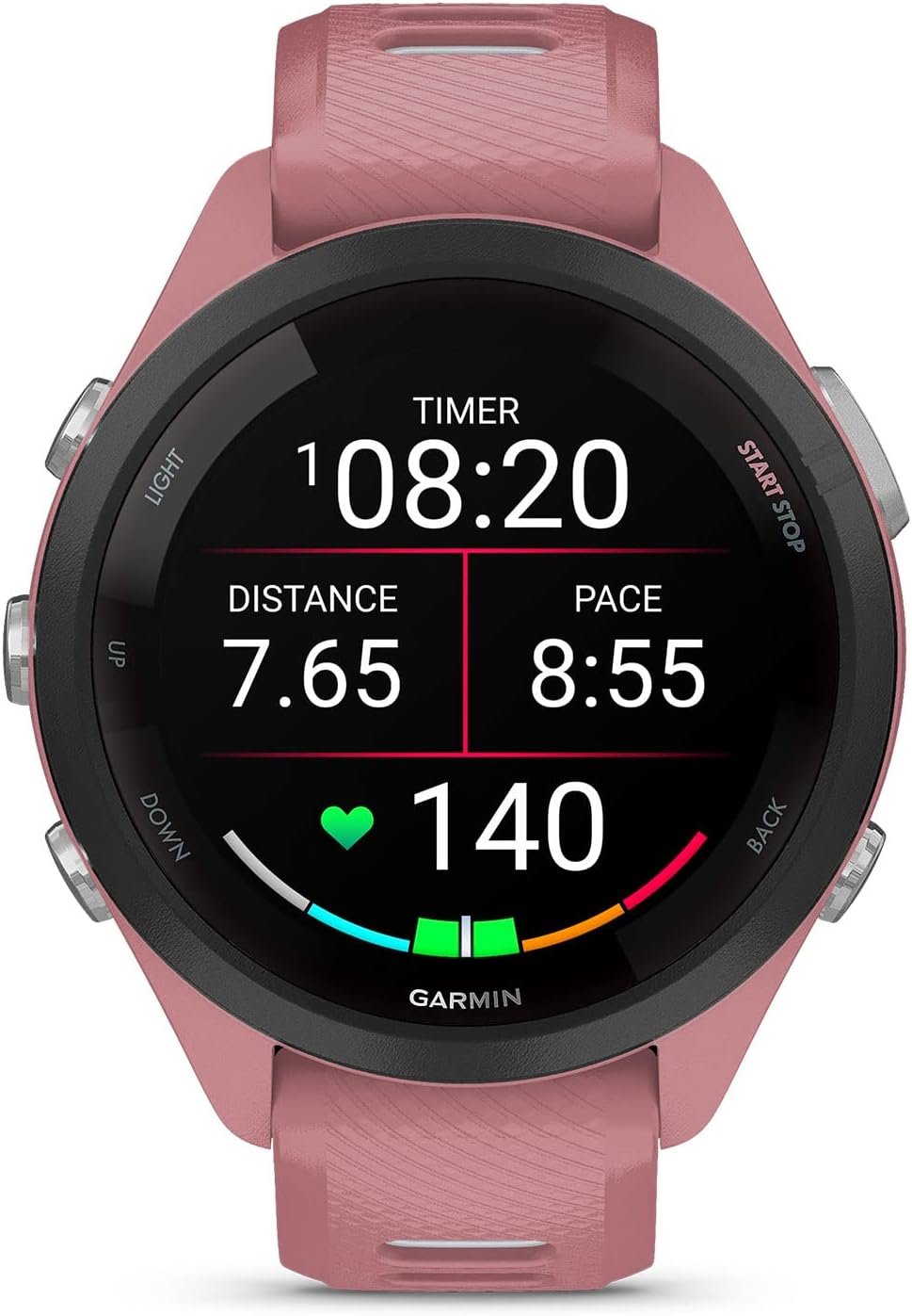 Garmin Forerunner 265S Smartwatch - Light Pink