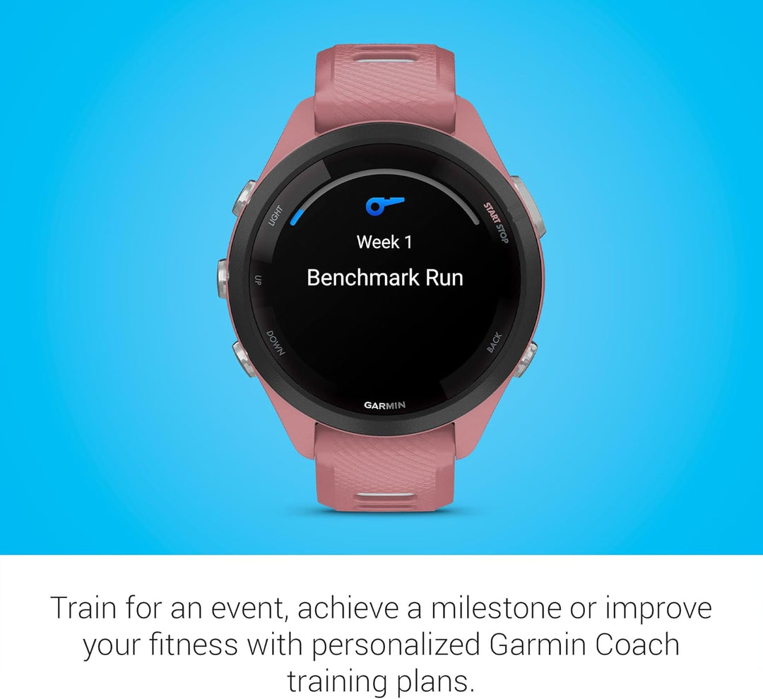 Garmin Forerunner 265S Smartwatch - Light Pink