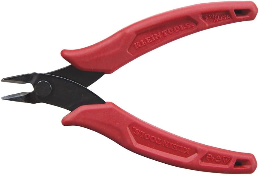 Klein Tools Pince coupante diagonale de précision 5" - Rouge