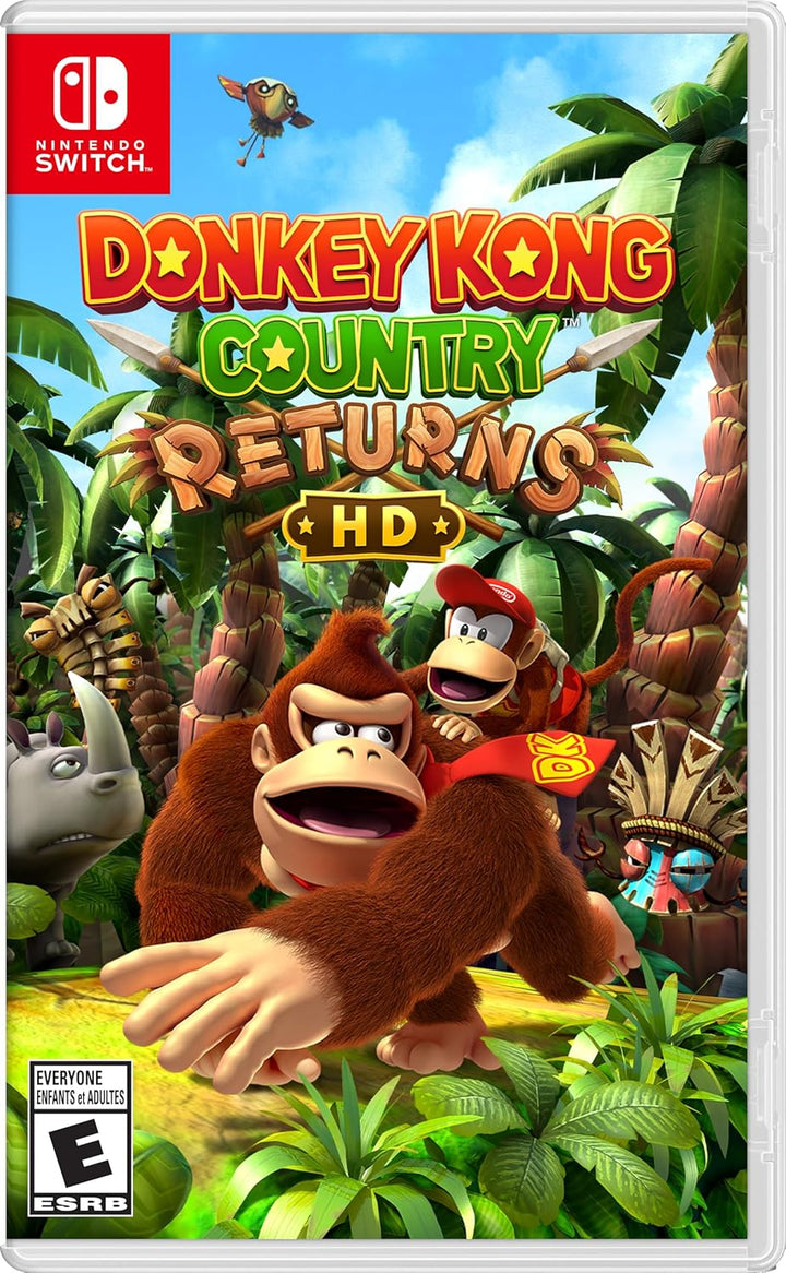 Donkey Kong Country Returns HD for Nintendo Switch - Title Game