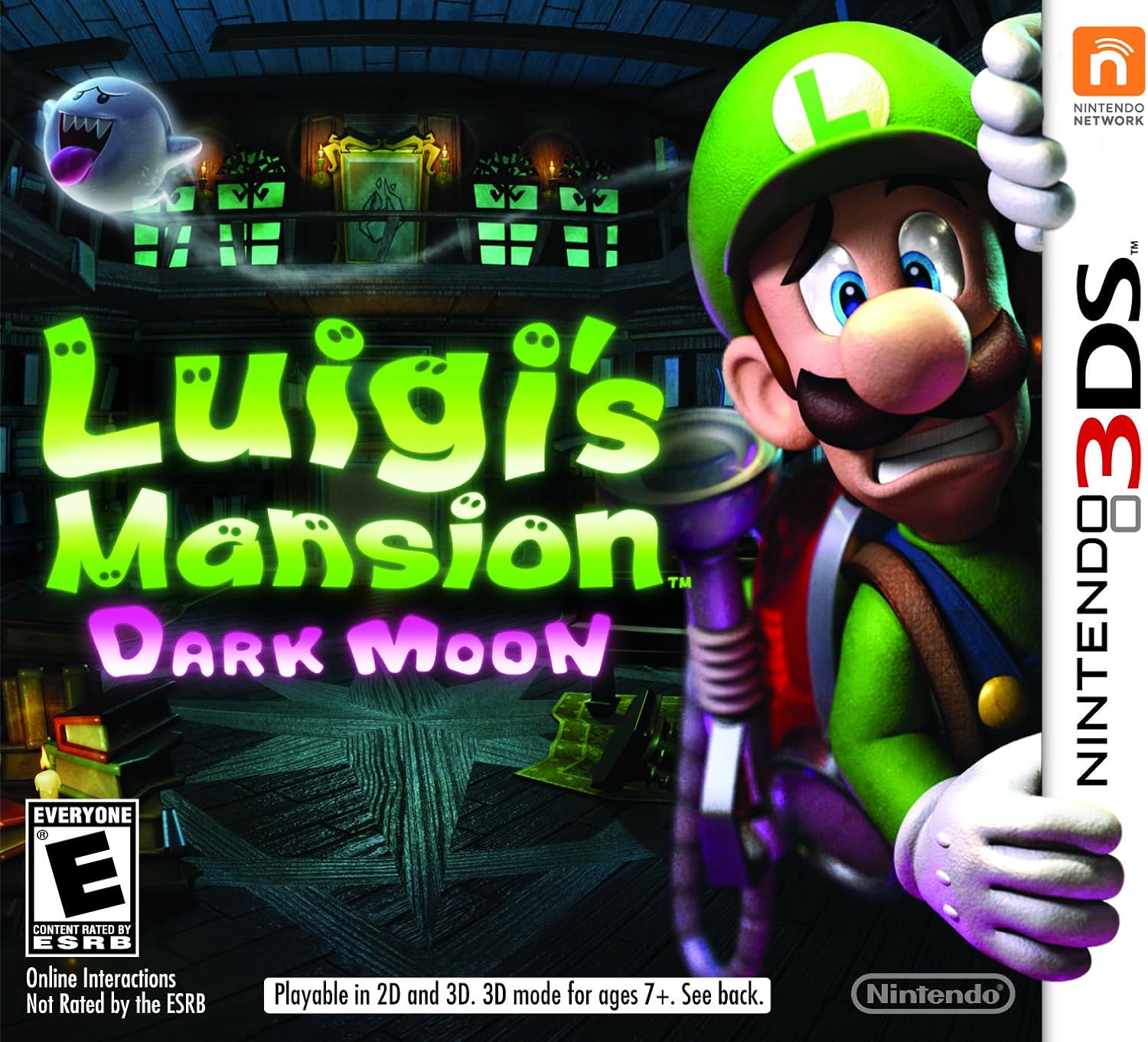 Luigi's Mansion - Dark Moon pour Nintendo 3DS - Titre du jeu