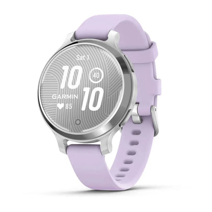 Garmin Lily 2 with Silicone Band - Silver Purple