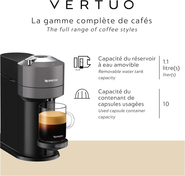 Nespresso Vertuo Next GDV1-US-GR-NE3 - Dark Grey