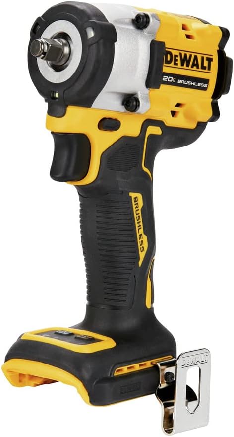 Dewalt  Atomic 20V MAX Brushless Lithium-Ion 3/8 in. Cordless Impact Wrench with Hog Ring Anvil- Tool Only