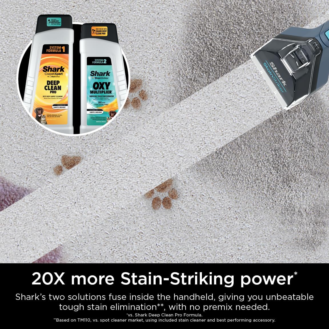 Shark PX200C Stain Striker Portable Carpet & Upholstery Cleaner