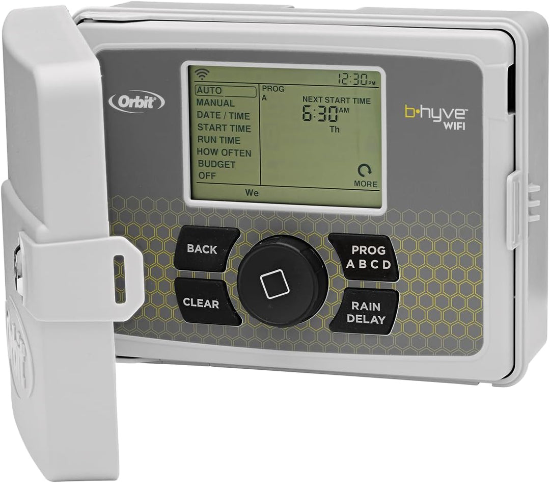 Orbit B-hyve Smart Indoor - Outdoor 6 Station WiFi Sprinkler System Controller - Gray