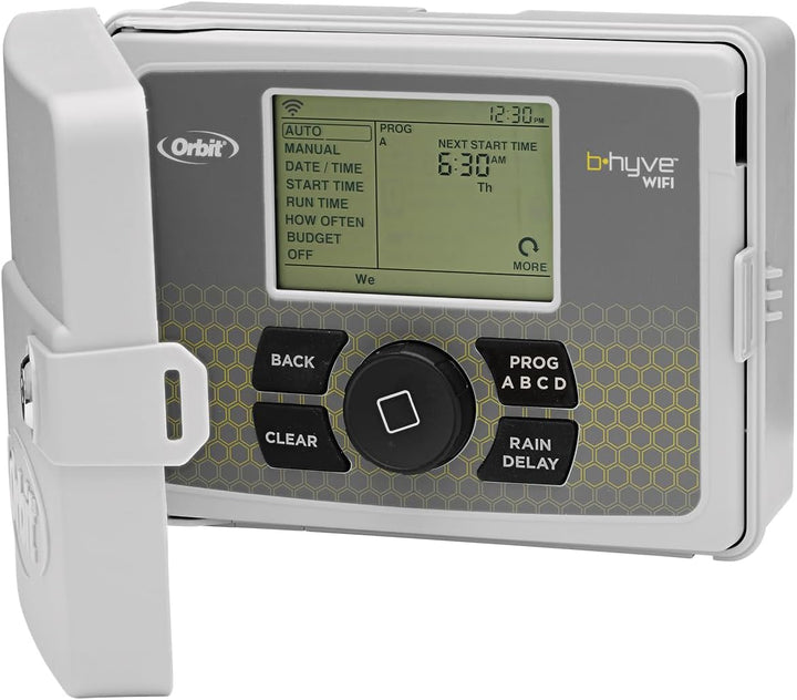 Orbit B-hyve Smart Indoor - Outdoor 6 Station WiFi Sprinkler System Controller - Gray