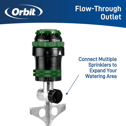 Orbit H2O - 6 Gear Drive Sprinkler (Arroseur à engrenages)