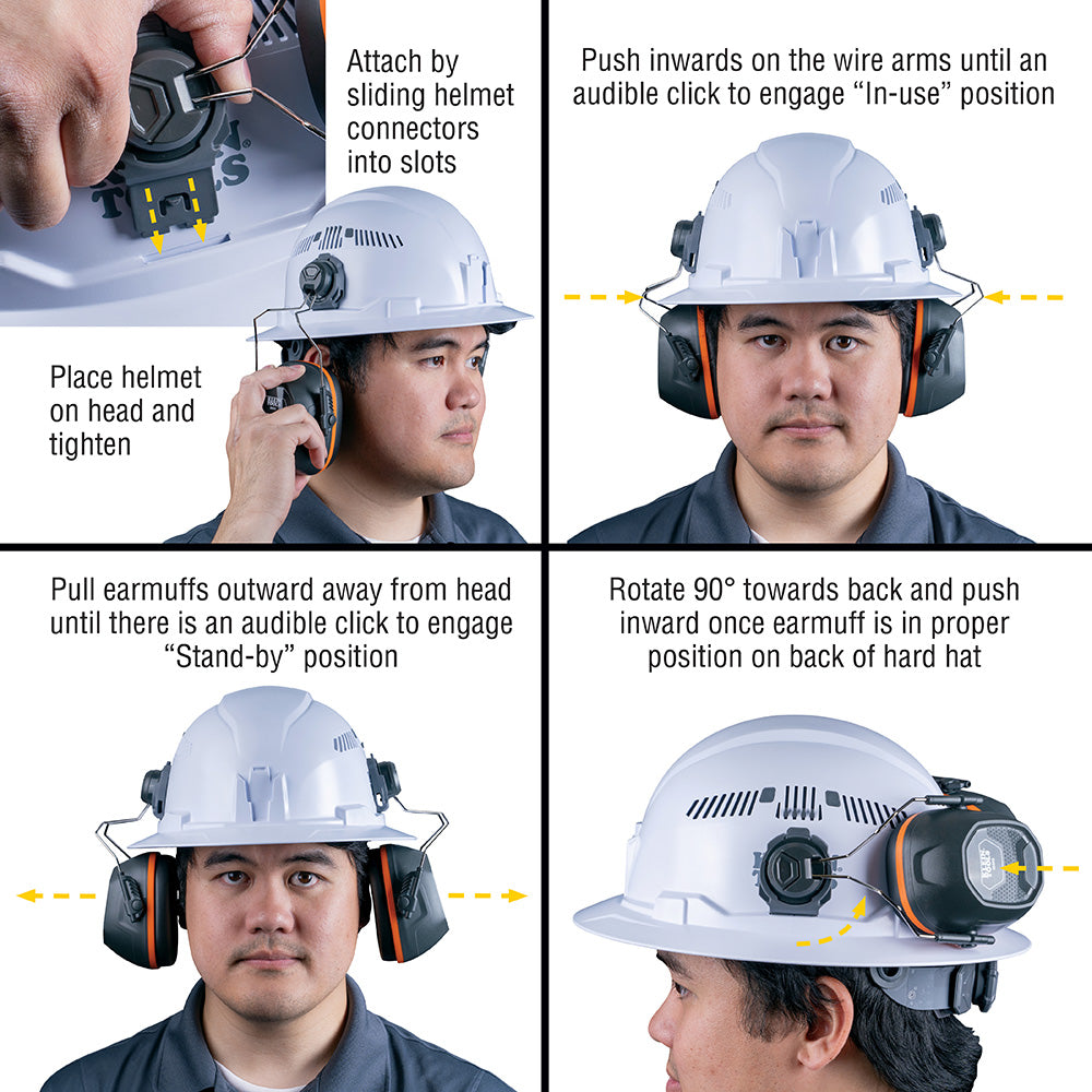 Klein Tools Casque de sécurité à bord intégral Casque de sécurité à bord intégral Casques de sécurité à bord intégral Casques de sécurité à bord intégral Casques de sécurité à bord intégral