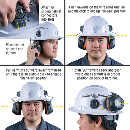 Klein Tools Casque de sécurité à bord intégral Casque de sécurité à bord intégral Casques de sécurité à bord intégral Casques de sécurité à bord intégral Casques de sécurité à bord intégral