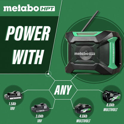 Metabo-UR18DAQ4 HPT 18V Multi Volt Radio Bluetooth sans fil