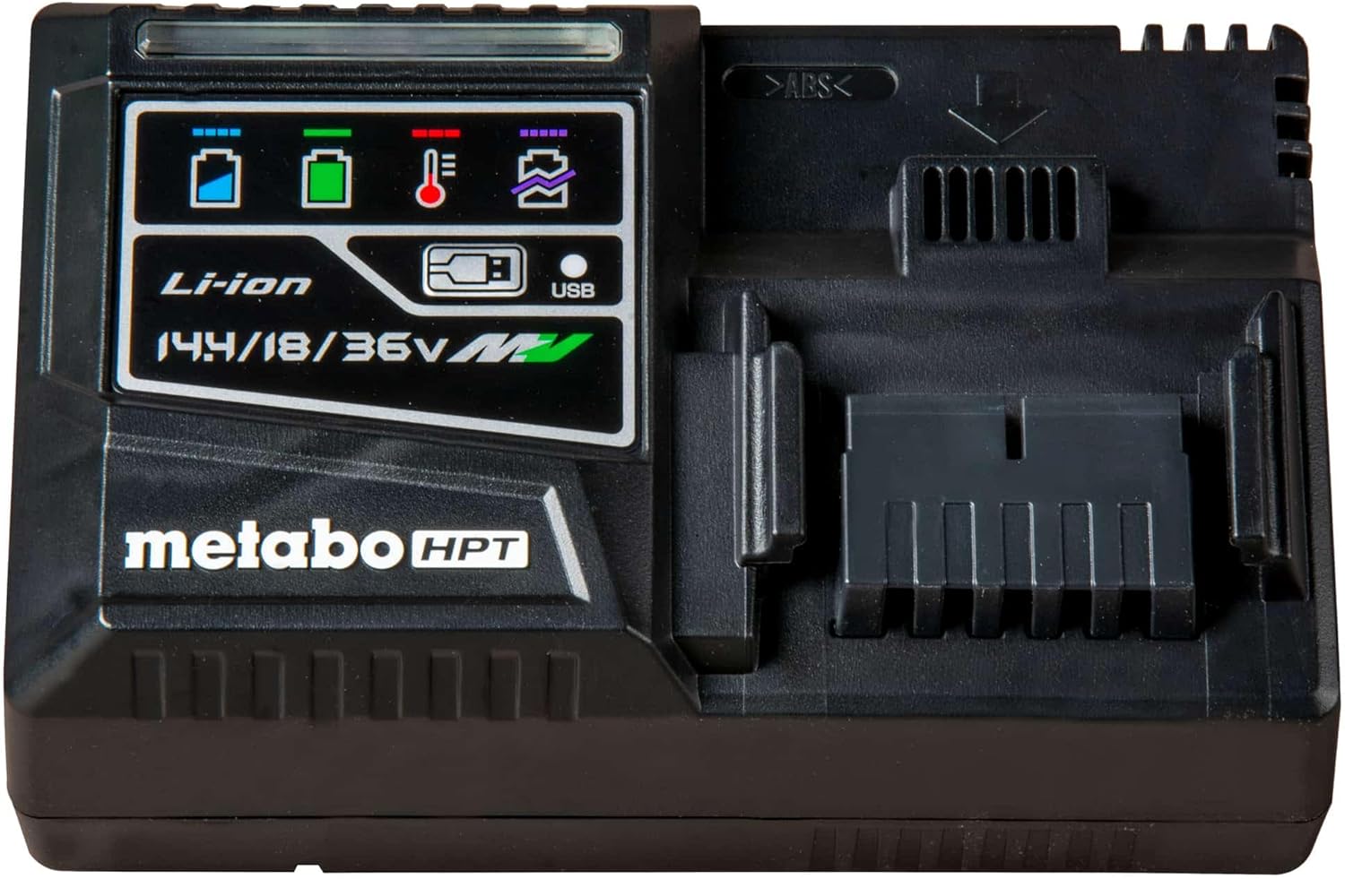 Metabo UC18YSL3M 18V HPT Chargeur de batterie rapide avec port USB