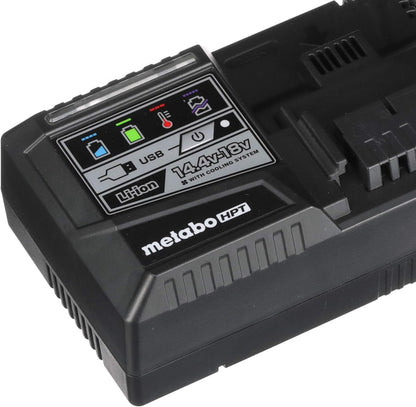 Metabo UC18YSL3M 18V HPT Chargeur de batterie rapide avec port USB