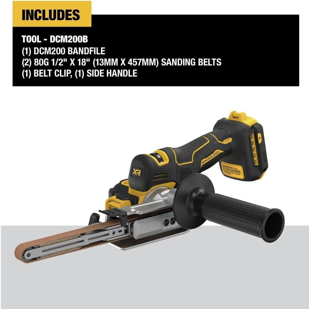 Dewalt 20V Max Cordless Band File - Tool only