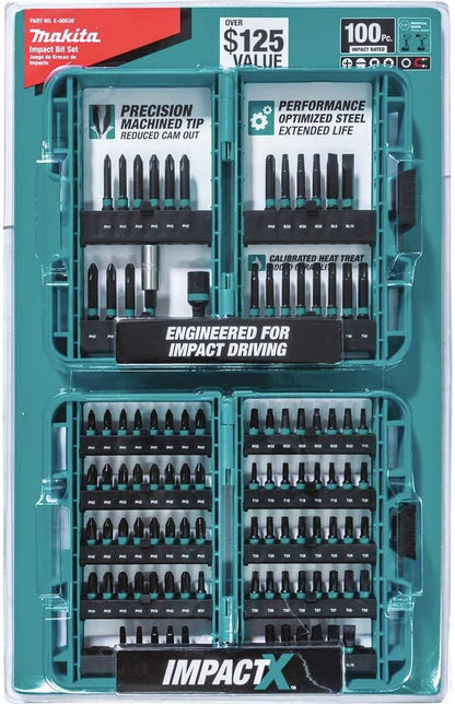 Makita Impact Driver Bit Set - 100 PC