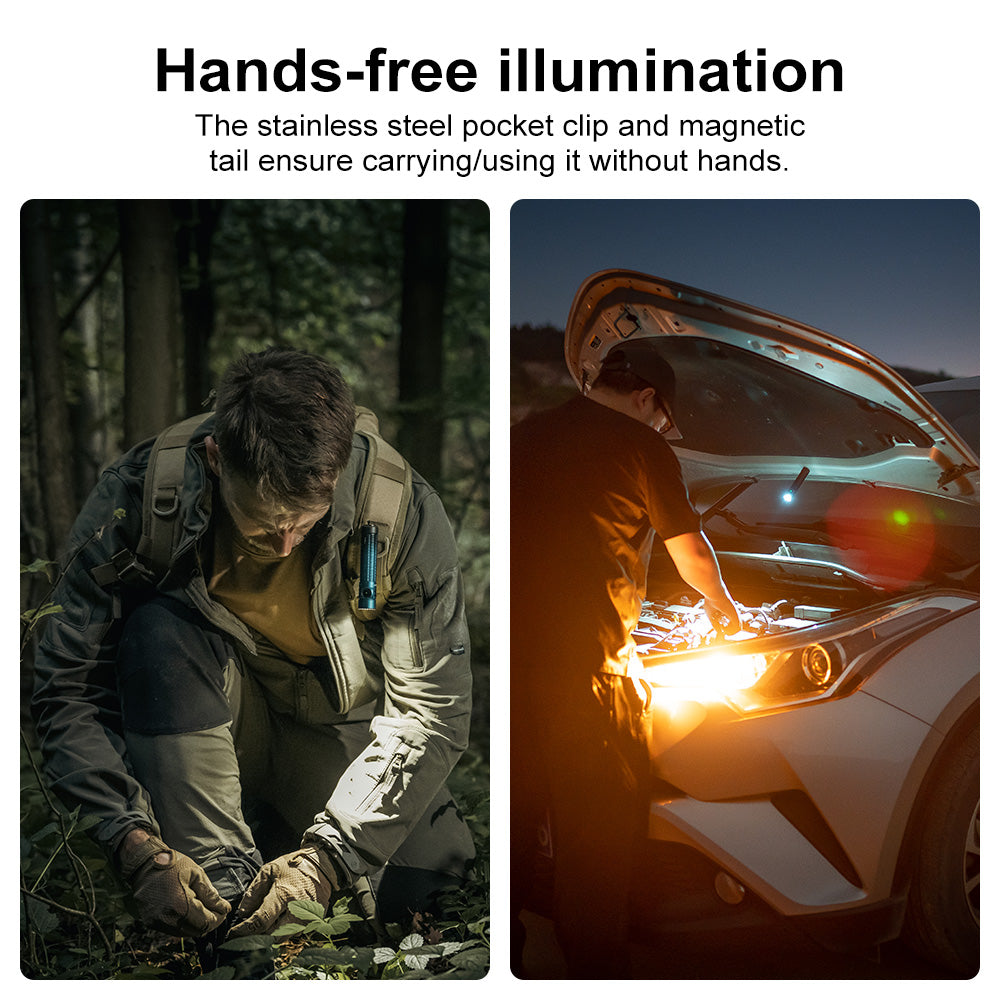 Olight Warrior Mini3 LED Tactical Rechargeable Flashlight 1700 Lumens - Black