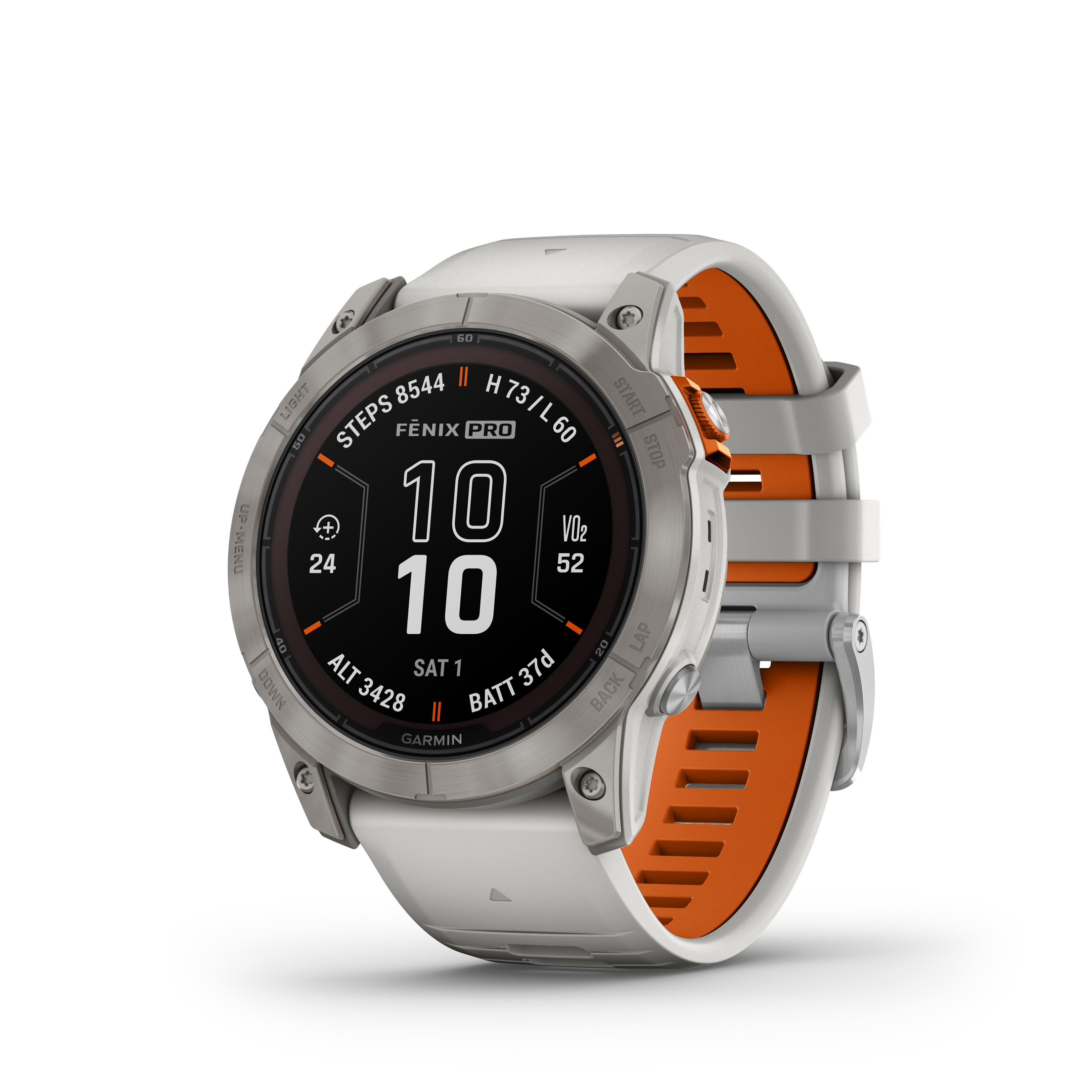 Garmin Fenix 7x Pro-Sapphire Solar GPS Smartwatch - Fog Gray